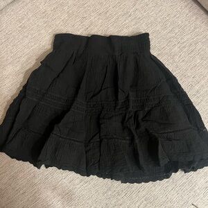 Katie J NYC Black A-Line Skirt